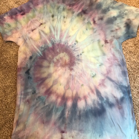 Custom Tie Dye Tshirt Unisex Size Large - Picture 3 of 10